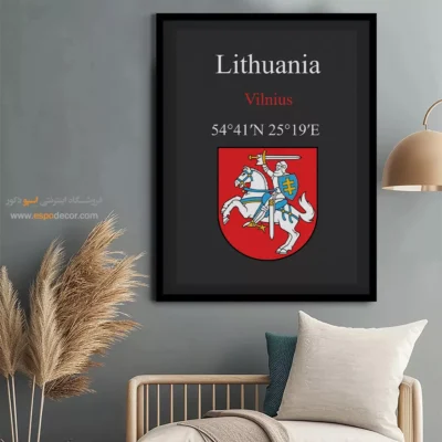 تابلو نماد های کشورهای جهان - اسپو دکور