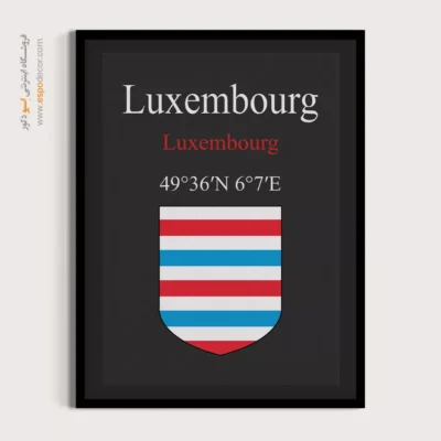 تابلو نماد های کشورهای جهان - اسپو دکور