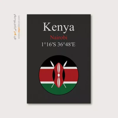 تابلو نماد های کشورهای جهان - اسپو دکور