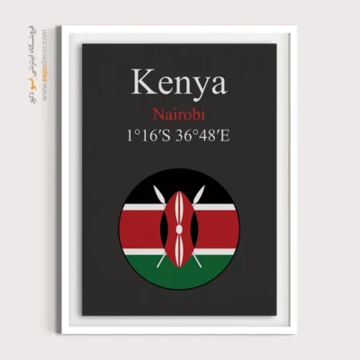 تابلو نماد های کشورهای جهان - اسپو دکور