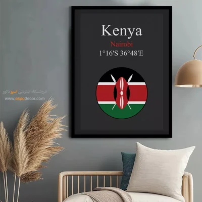 تابلو نماد های کشورهای جهان - اسپو دکور