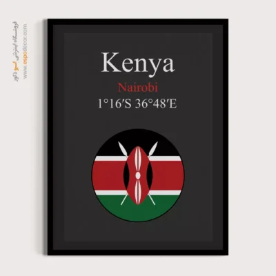 تابلو نماد های کشورهای جهان - اسپو دکور