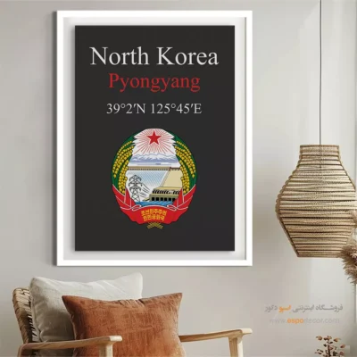 تابلو نماد های کشورهای جهان - اسپو دکور