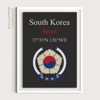 تابلو نماد های کشورهای جهان - اسپو دکور