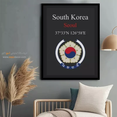 تابلو نماد های کشورهای جهان - اسپو دکور