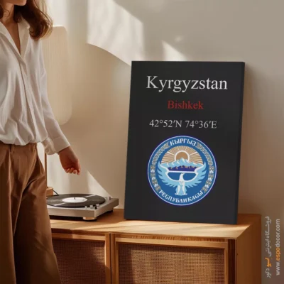 تابلو نماد های کشورهای جهان - اسپو دکور