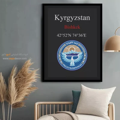 تابلو نماد های کشورهای جهان - اسپو دکور