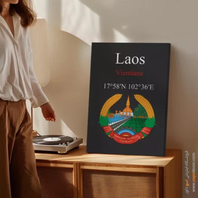 تابلو نماد های کشورهای جهان - اسپو دکور