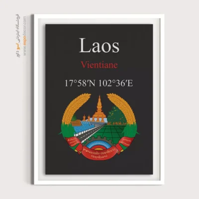 تابلو نماد های کشورهای جهان - اسپو دکور