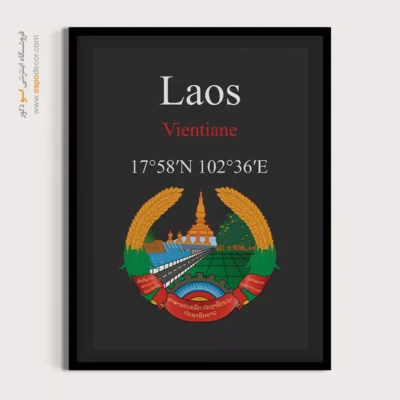 تابلو نماد های کشورهای جهان - اسپو دکور