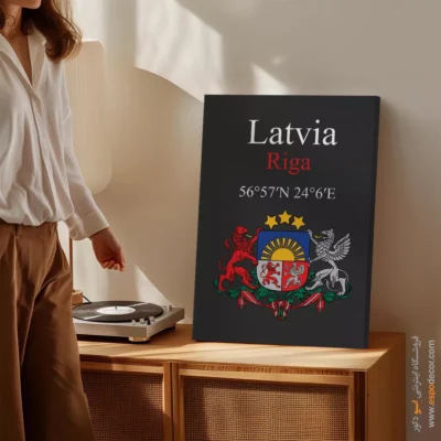 تابلو نماد های کشورهای جهان - اسپو دکور