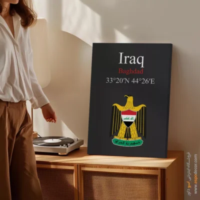 تابلو نماد های کشورهای جهان - اسپو دکور