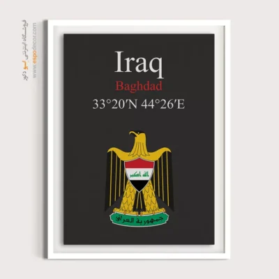 تابلو نماد های کشورهای جهان - اسپو دکور