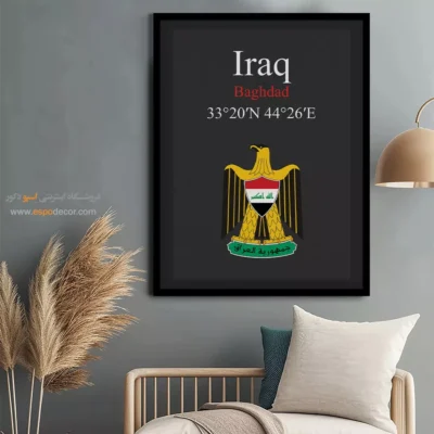 تابلو نماد های کشورهای جهان - اسپو دکور