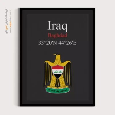 تابلو نماد های کشورهای جهان - اسپو دکور