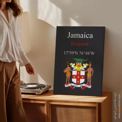 تابلو نماد های کشورهای جهان - اسپو دکور