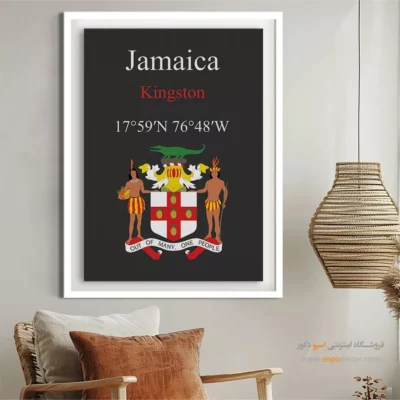 تابلو نماد های کشورهای جهان - اسپو دکور