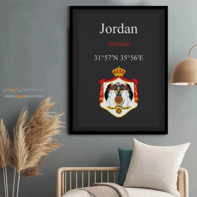 تابلو نماد های کشورهای جهان - اسپو دکور