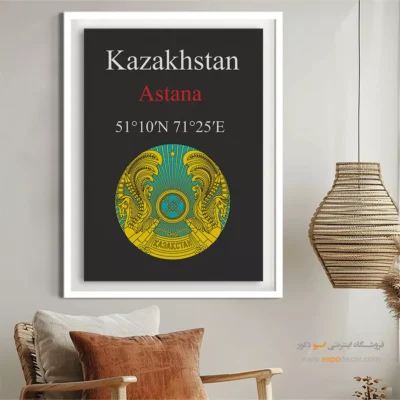 تابلو نماد های کشورهای جهان - اسپو دکور