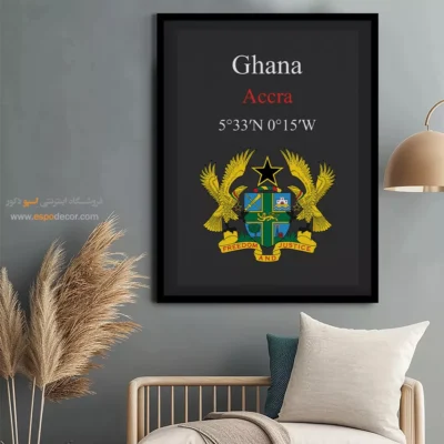 تابلو نماد های کشورهای جهان - اسپو دکور