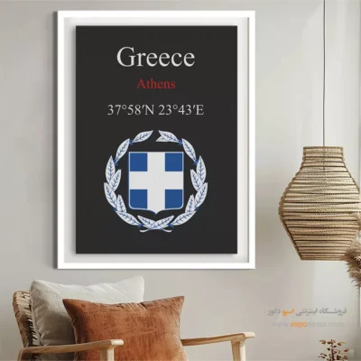 تابلو نماد های کشورهای جهان - اسپو دکور