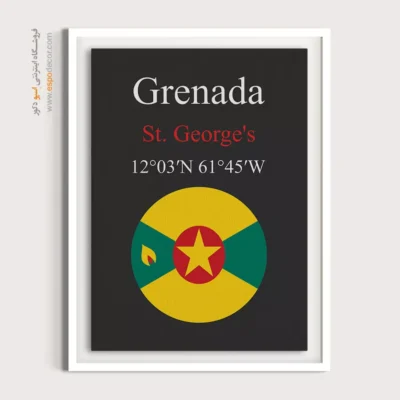 تابلو نماد های کشورهای جهان - اسپو دکور