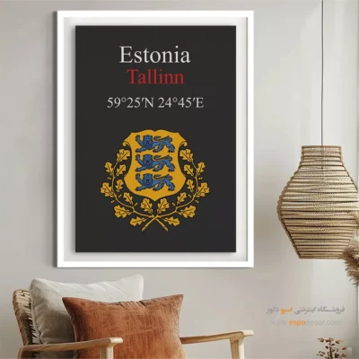 تابلو نماد های کشورهای جهان - اسپو دکور