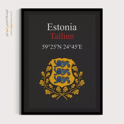 تابلو نماد های کشورهای جهان - اسپو دکور