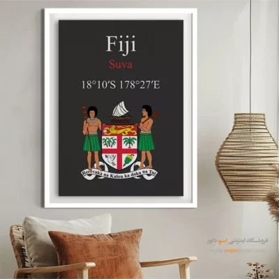 تابلو نماد های کشورهای جهان - اسپو دکور