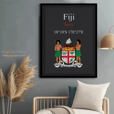 تابلو نماد های کشورهای جهان - اسپو دکور