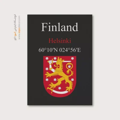 تابلو نماد های کشورهای جهان - اسپو دکور