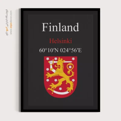 تابلو نماد های کشورهای جهان - اسپو دکور