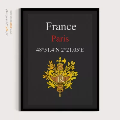 تابلو نماد های کشورهای جهان - اسپو دکور