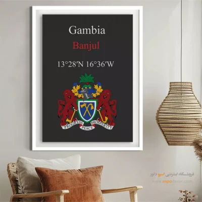 تابلو نماد های کشورهای جهان - اسپو دکور