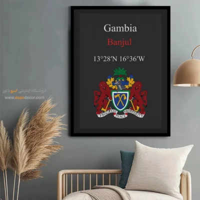 تابلو نماد های کشورهای جهان - اسپو دکور