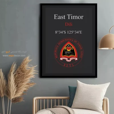 تابلو نماد های کشورهای جهان - اسپو دکور