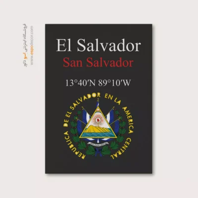 تابلو نماد های کشورهای جهان - اسپو دکور