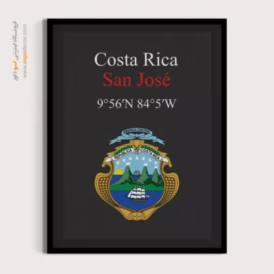 تابلو نماد های کشورهای جهان - اسپو دکور