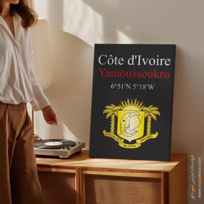 تابلو نماد های کشورهای جهان - اسپو دکور