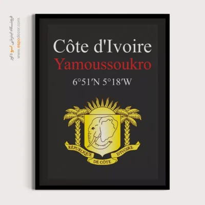 تابلو نماد های کشورهای جهان - اسپو دکور