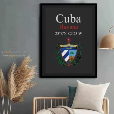 تابلو نماد های کشورهای جهان - اسپو دکور