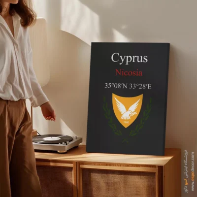 تابلو نماد های کشورهای جهان - اسپو دکور