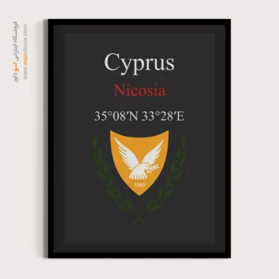 تابلو نماد های کشورهای جهان - اسپو دکور