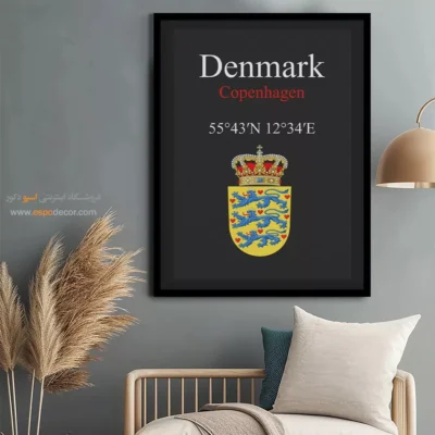 تابلو نماد های کشورهای جهان - اسپو دکور