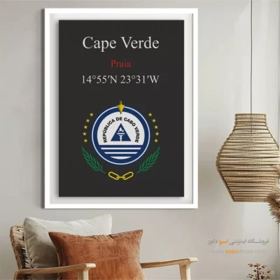 تابلو نماد های کشورهای جهان - اسپو دکور