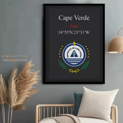 تابلو نماد های کشورهای جهان - اسپو دکور