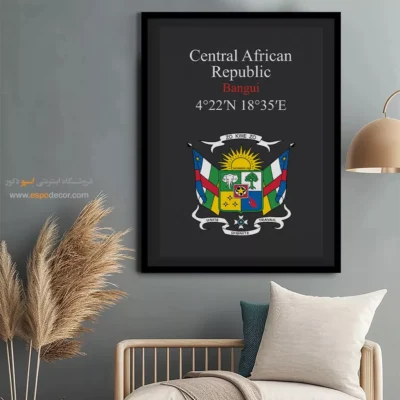 تابلو نماد های کشورهای جهان - اسپو دکور