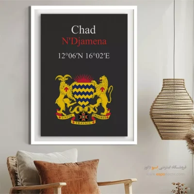 تابلو نماد های کشورهای جهان - اسپو دکور