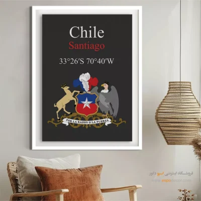 تابلو نماد های کشورهای جهان - اسپو دکور