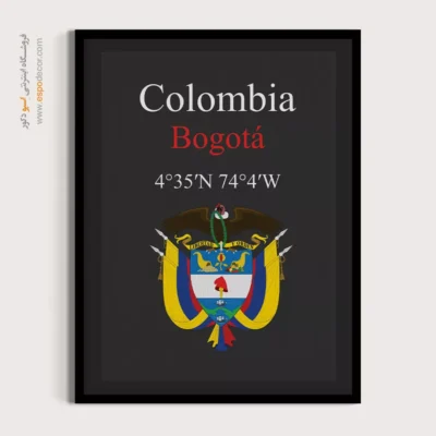 تابلو نماد های کشورهای جهان - اسپو دکور